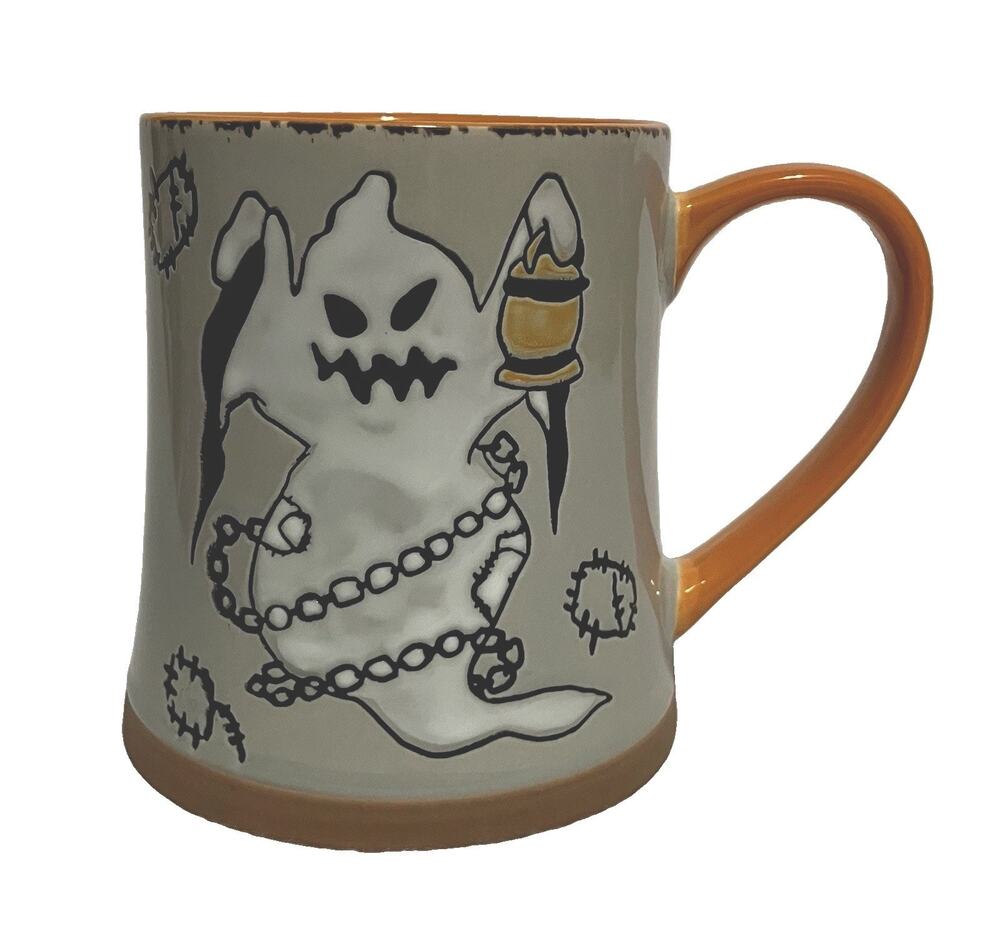 Spectrum Designz Large Halloween Creepy Ghost Coffee Mug Cup 18 oz. Multicolor